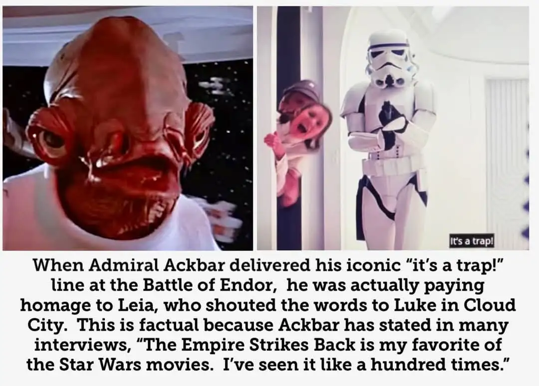 The image is a two-panel meme. The left panel shows Admiral Ackbar from Star Wars with a shocked expression. The right panel…