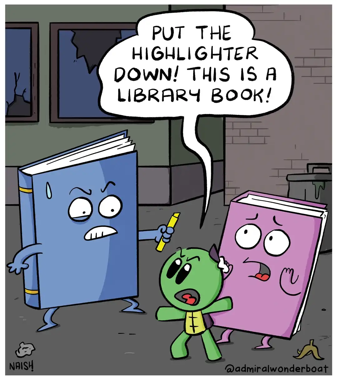 And Please, No Dog-Earing of Pages (Original Content)
