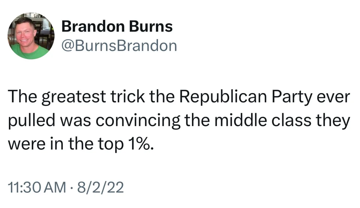 A screenshot of a tweet from Brandon Burns (@BurnsBrandon) dated 8/2/22, showing his profile picture and the text: 'The…