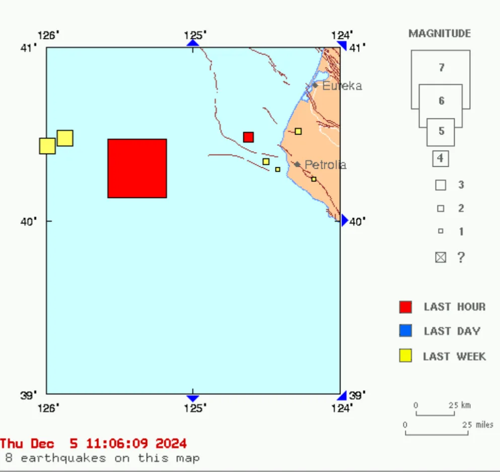 Breaking News: 7.0 Magnitude Earthquake Strikes Near Ferndale, California