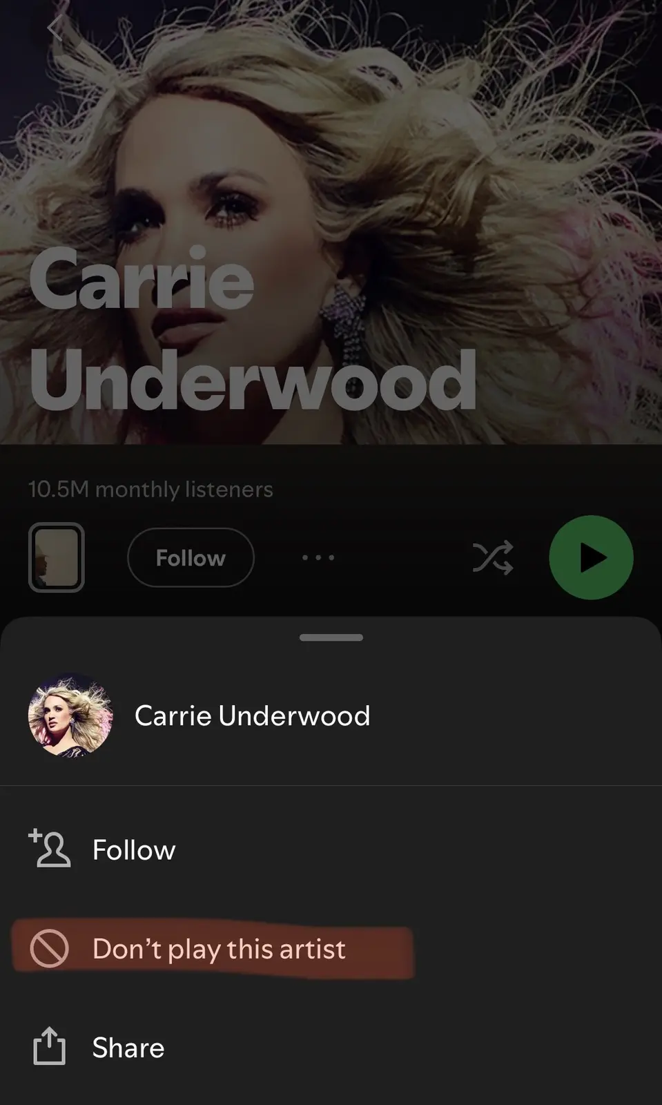 A Friendly Reminder: You Can Block Artists Who Support Fascism on Spotify