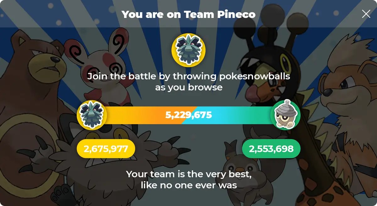 Epic Showdown: Team Pineco Takes on Team Seedot