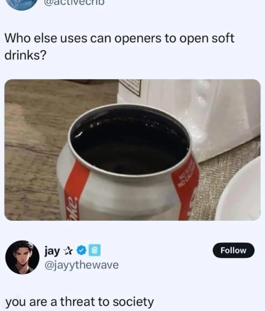 Why do all the hard work when you can just pop it open and pour it into a glass or metal mug?