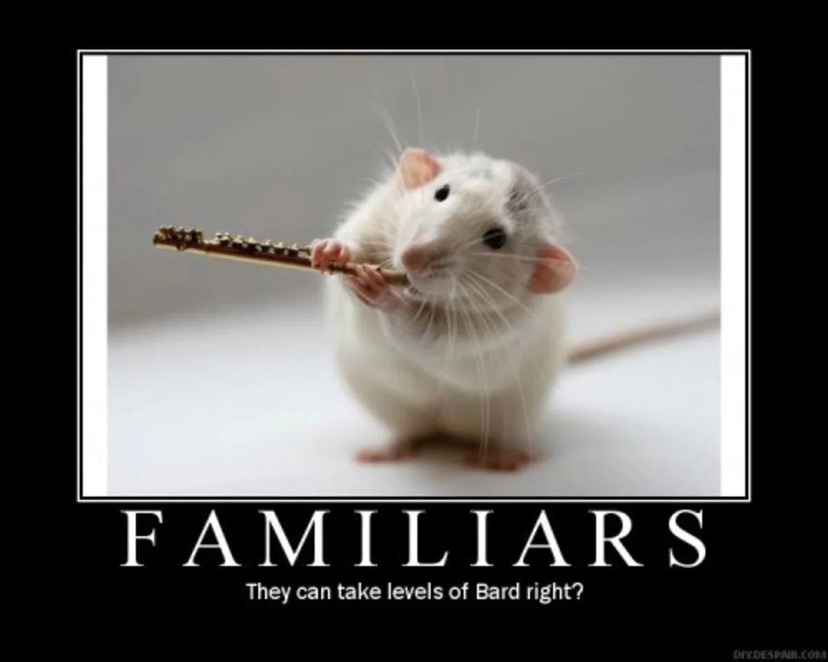 A white rat with pink ears and nose holds a small flute-like instrument in its paws, looking directly at the camera. The…