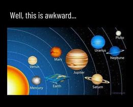 A diagram of the solar system with planets orbiting the sun, including Mercury, Venus, Earth, Mars, Jupiter, Saturn, Uranus…
