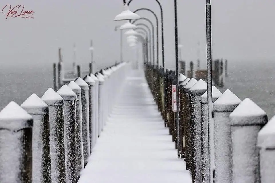 A tranquil moment at the pier