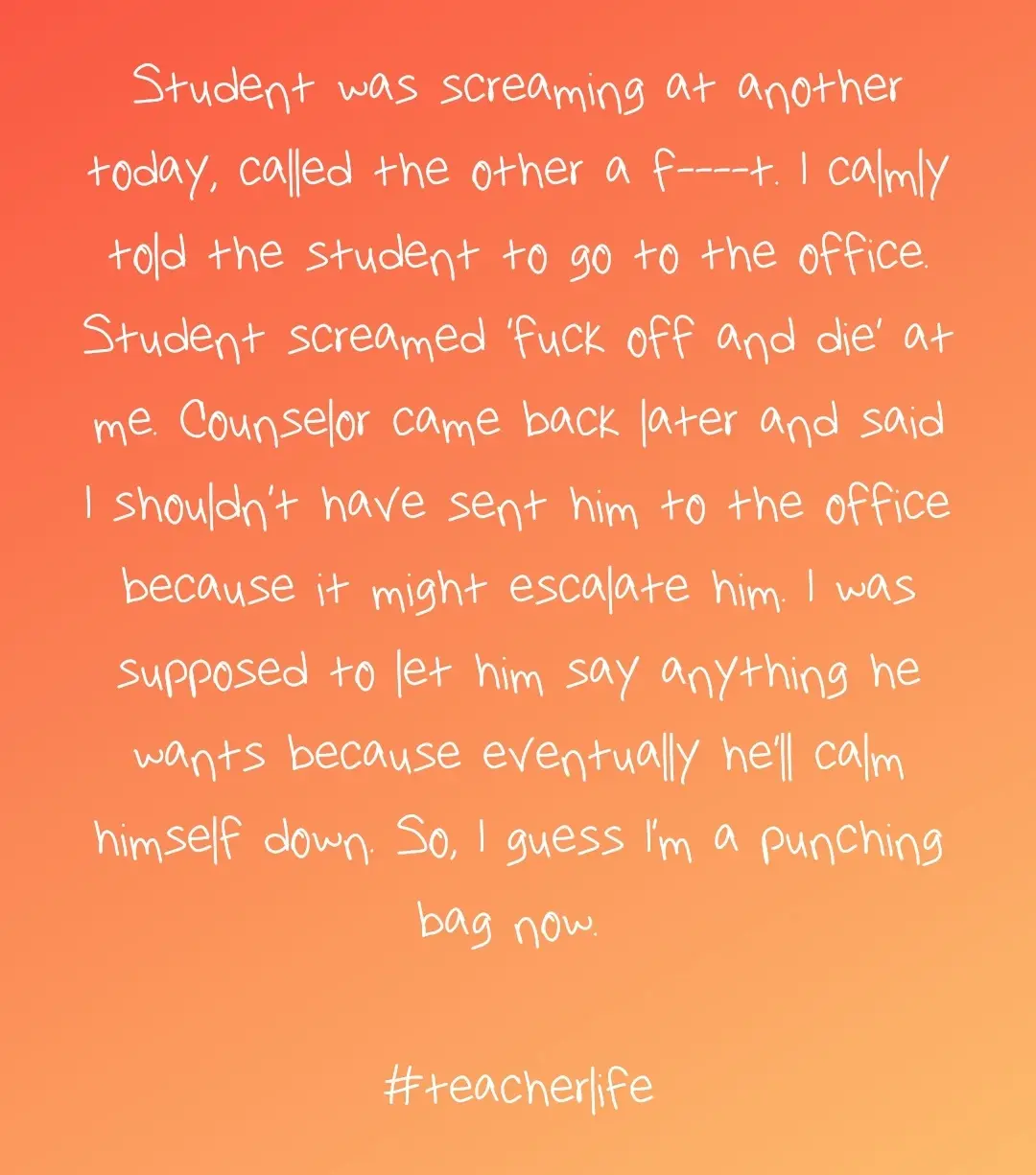 Today was definitely one of those not-so-great days.