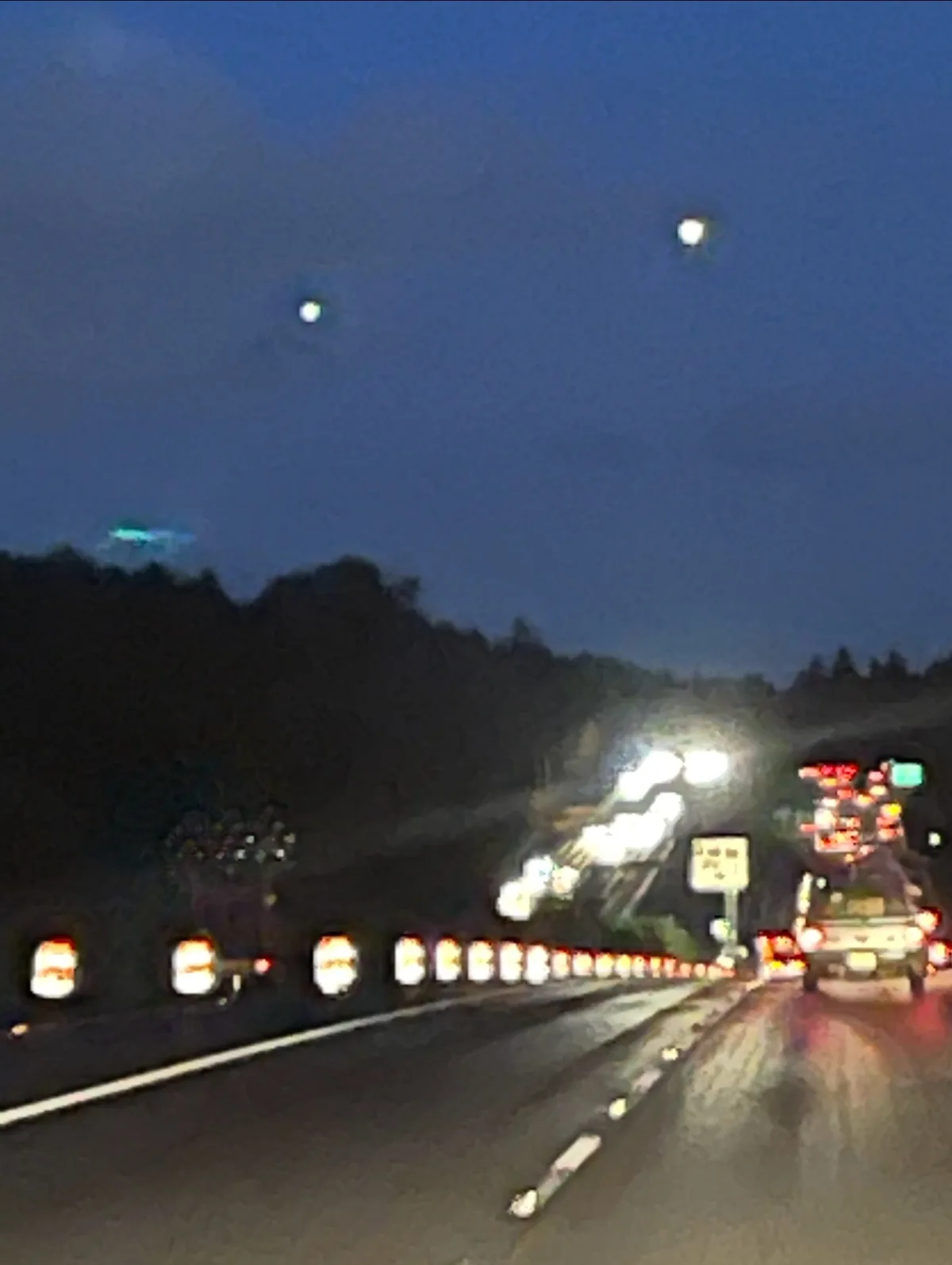 Only the phone camera can capture these mysterious light orbs