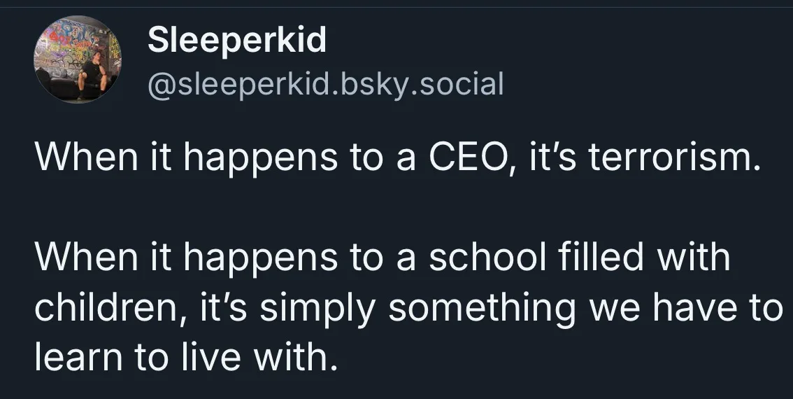 A screenshot of a social media post by 'Sleeperkid' with a dark background and white text. The post contains two contrasting…