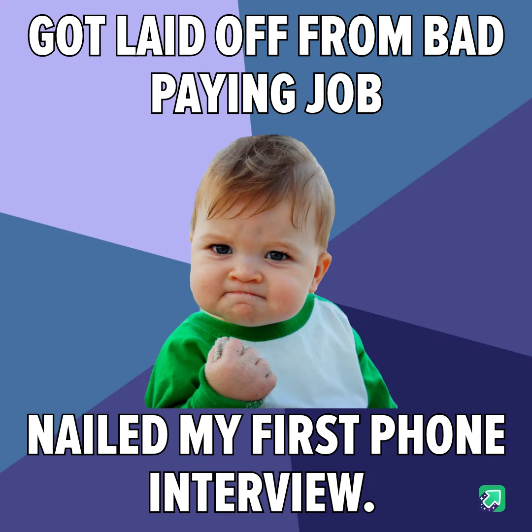 Fingers crossed for good luck!