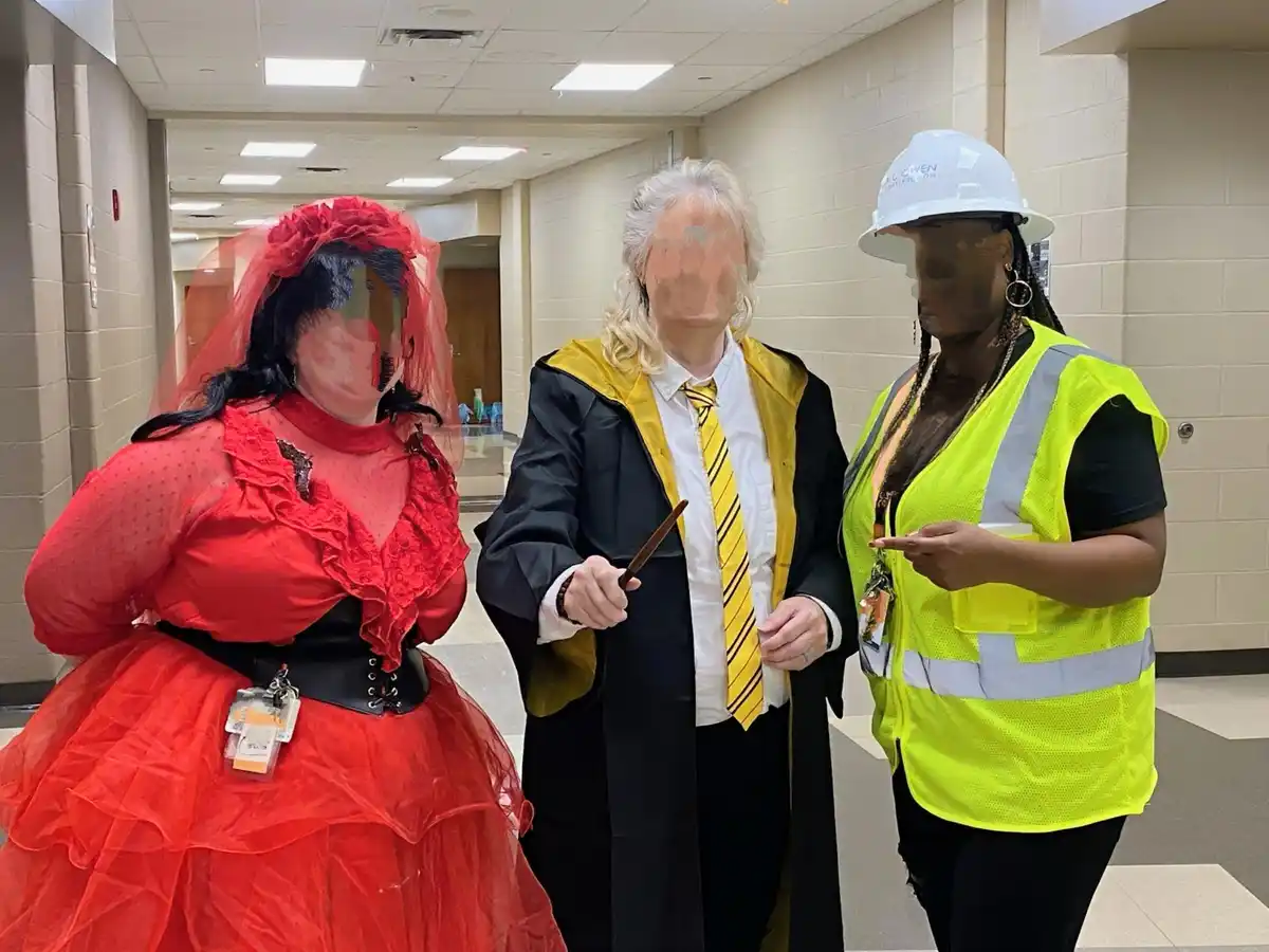 Halloween Shenanigans: Our Faceless Teacher Costume Contest!