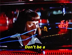 A six-panel image sequence shows a woman in a dark, red-lit control room. In the first three panels, she looks concerned…