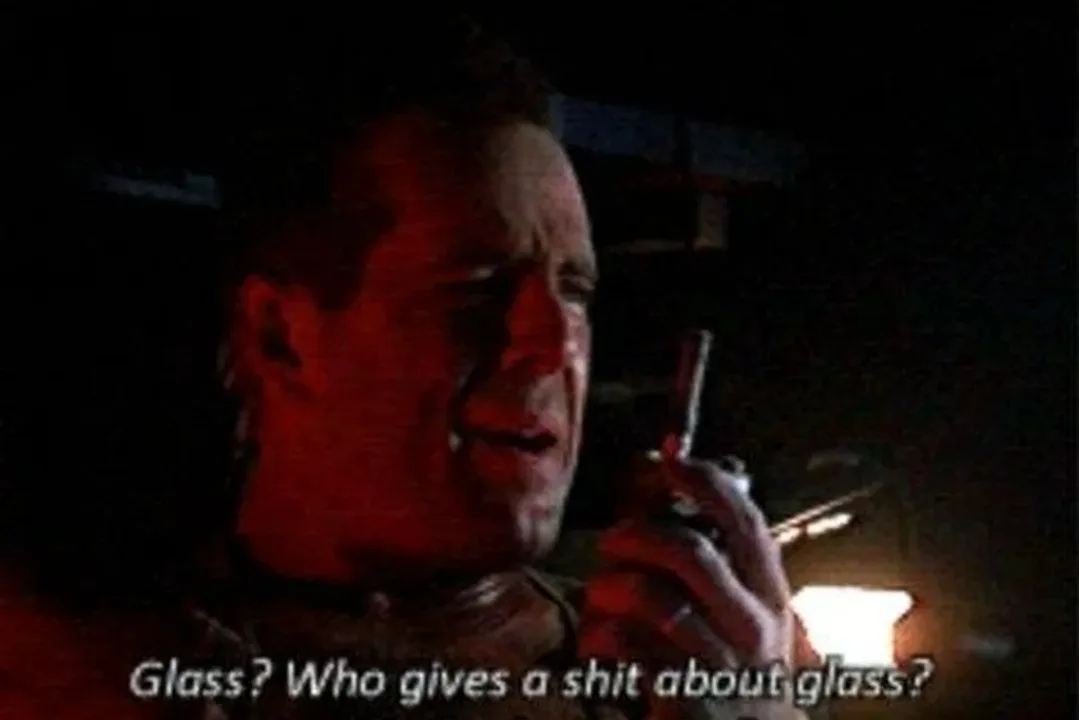 When Your Partner Picks a Non-Die Hard Bruce Willis Movie on Christmas Eve