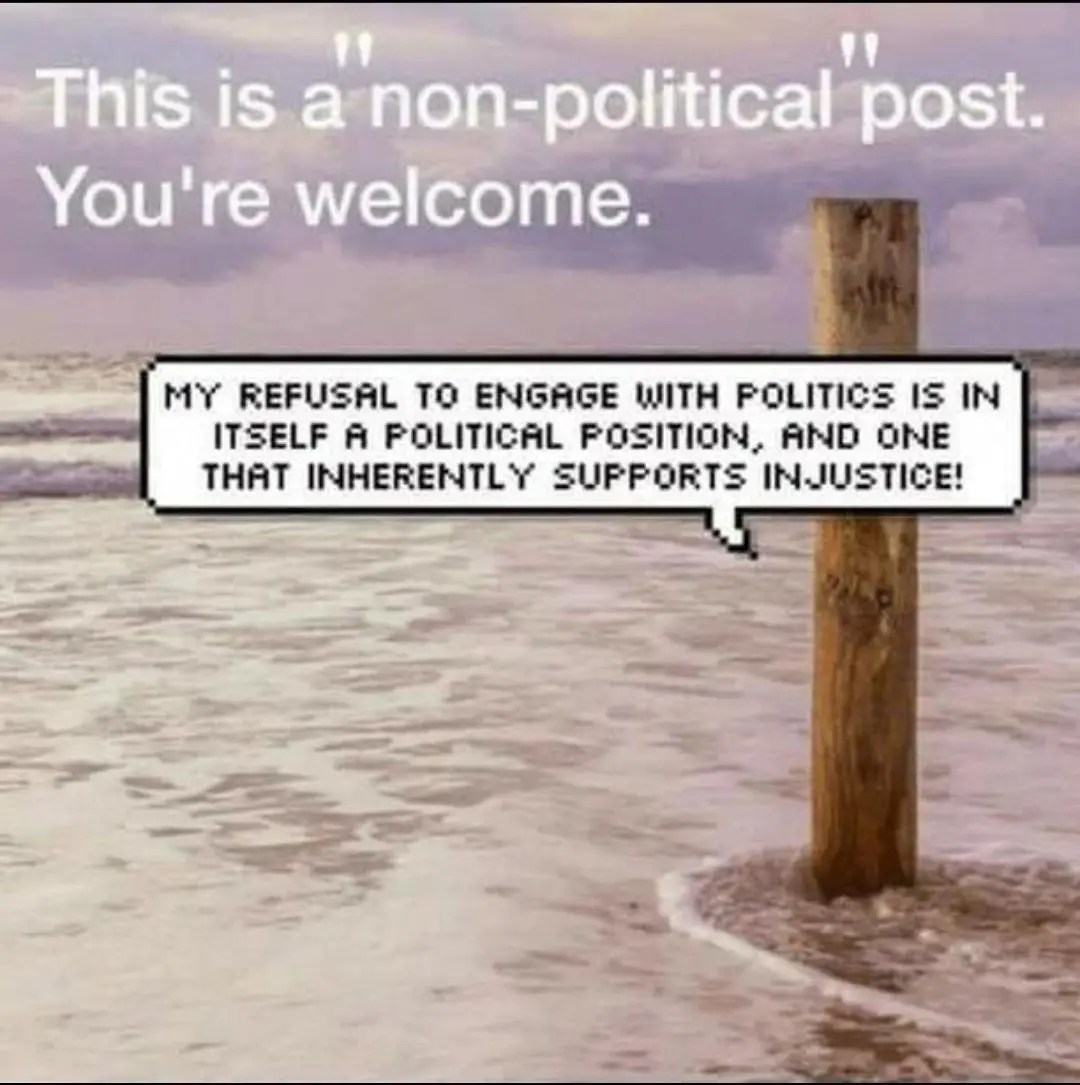 An image of a wooden post in shallow ocean water with a speech bubble pointing to it. The top text reads 'This is a…