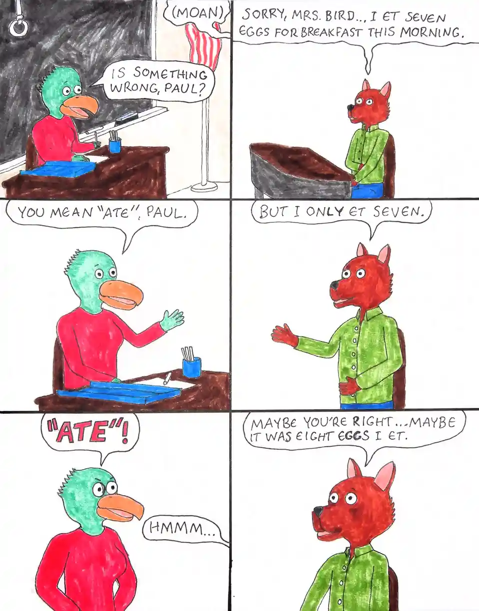 Is that something he actually 'ate'?