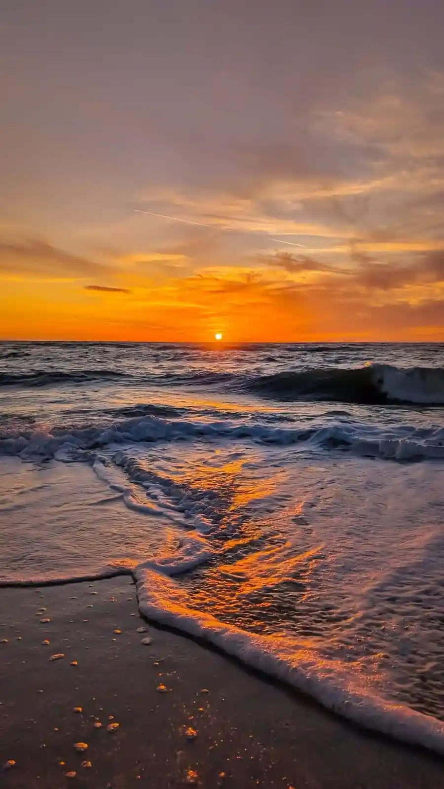 Capturing the beauty of a breathtaking sunset.