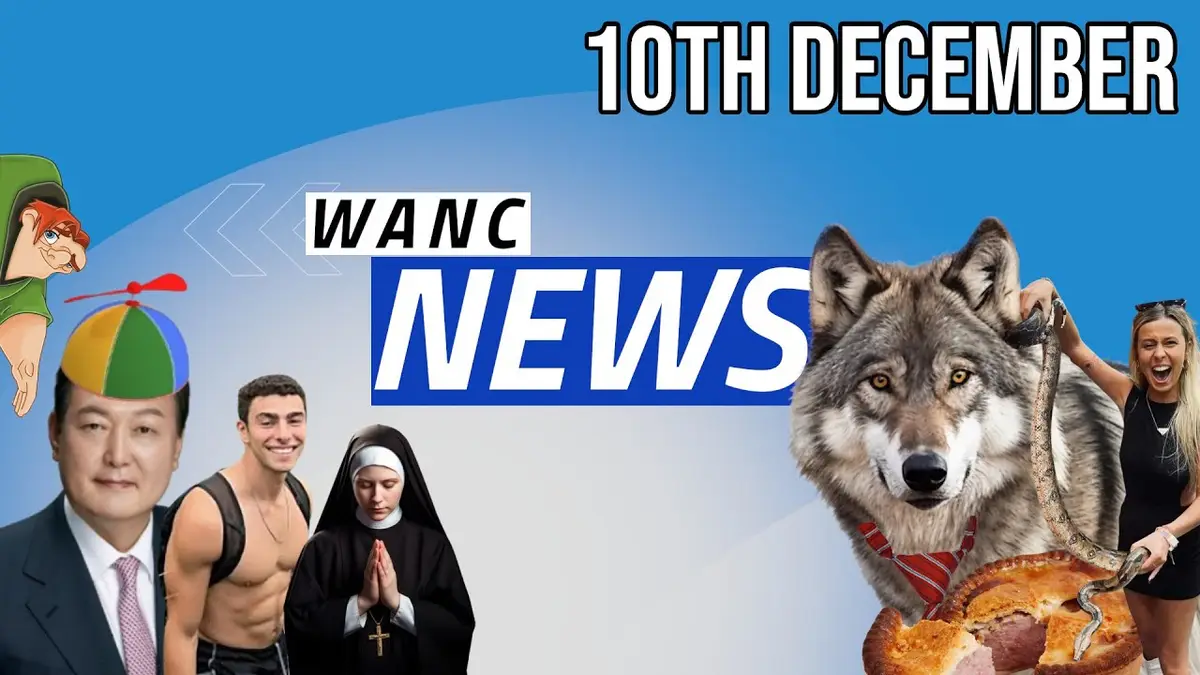 WANC News Highlights from December 10th: A Luigi Cameo, Simp Coin, Farewell Quasimodo, Martial Law, and More!