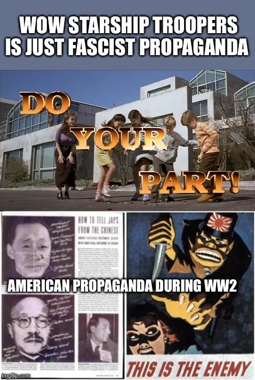 The image is a three-panel meme. The top panel shows children playing outside a modern building with the text 'WOW STARSHIP…