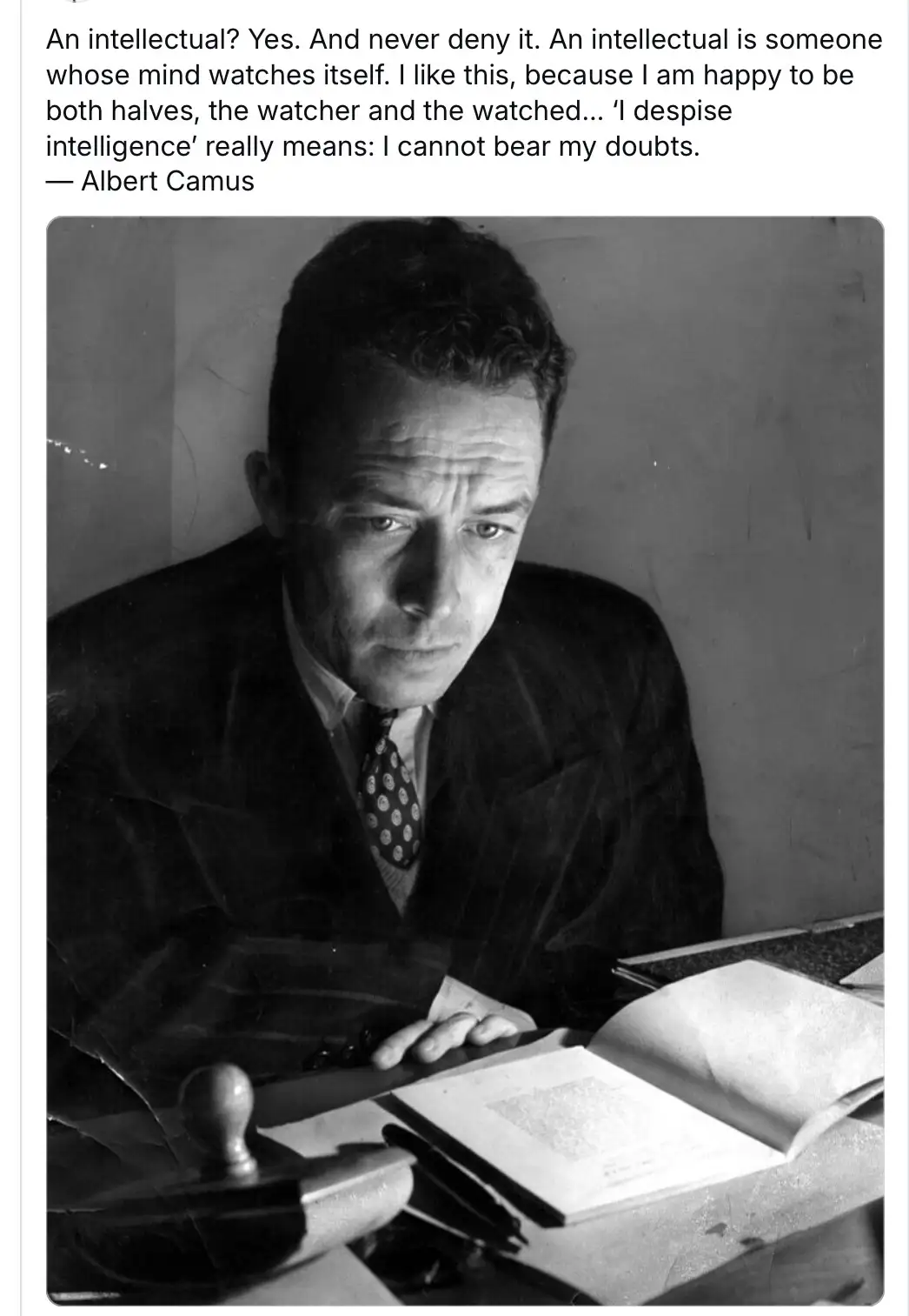 This is why fascists fear intellectuals: they drown you in lies and propaganda, demanding blind loyalty while discouraging any questioning of your beliefs.