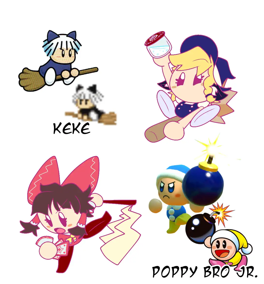The Dynamic Duo: Reimu Iyori and Marisa Kasake