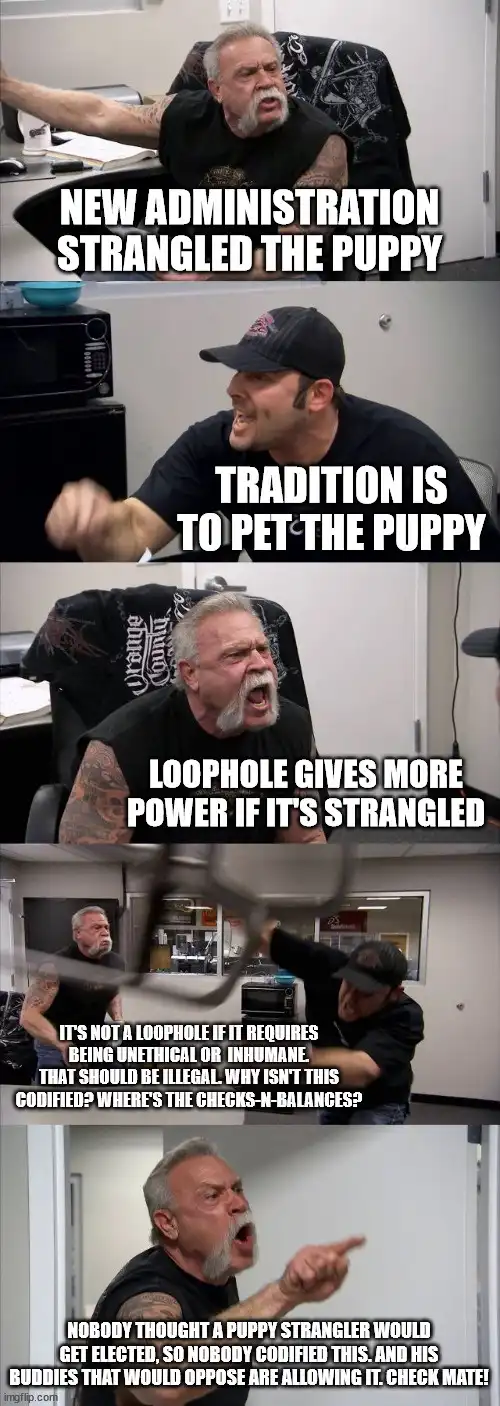The Daily Struggle of Watching US News Feels Like...