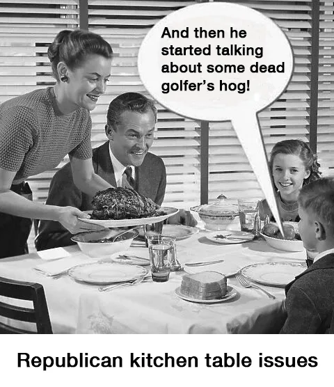This is the party that once boasted about their 'family values'