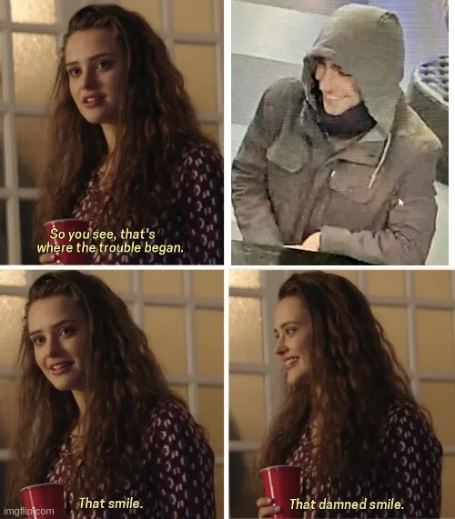 A four-panel meme featuring actress Keira Knightley in a scene from 'Pride & Prejudice' holding a red cup, with overlaid…