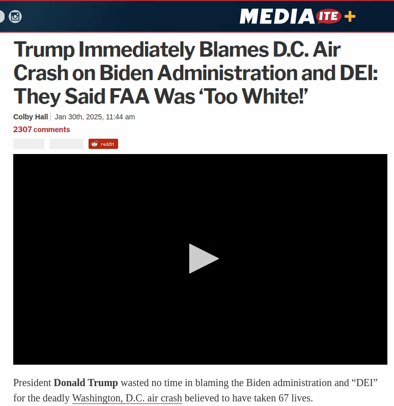 Is It Fair to Blame DEI for This Crash?
