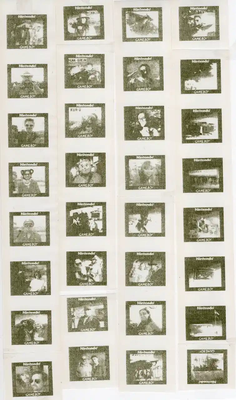 Fallout: New Vegas Celebration in Goodsprings, NV 2024 - Captured with a Game Boy Camera!
