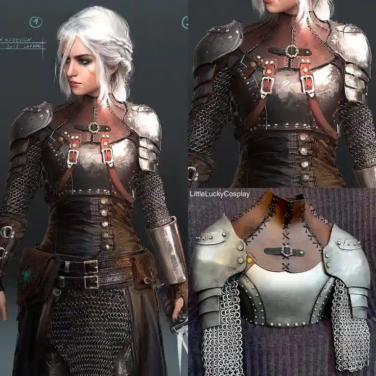Ciri's Armored Cosplay Journey: Crafting Chainmail