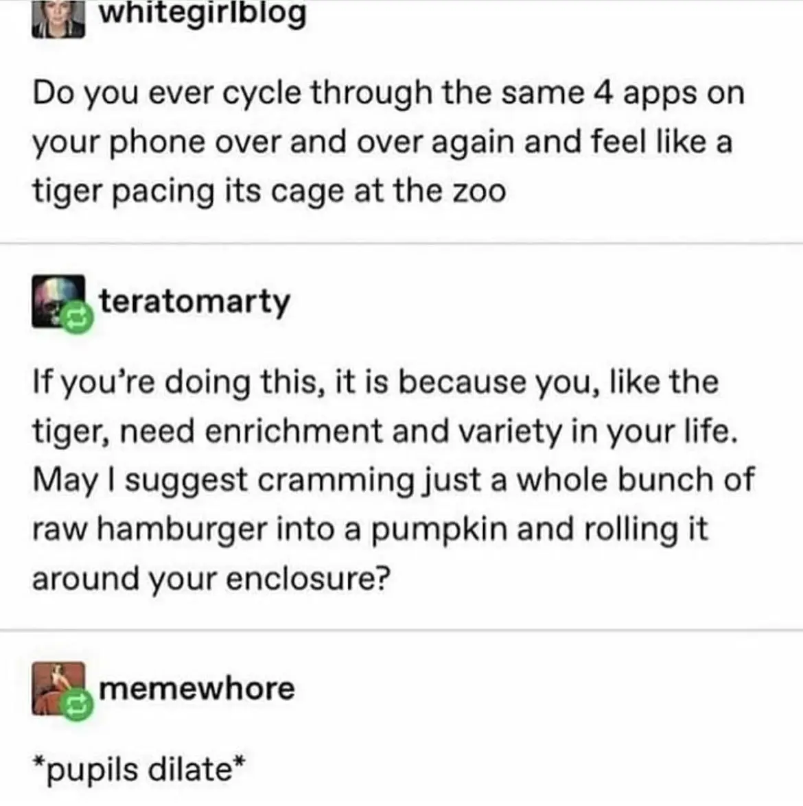 The Pursuit of Enrichment