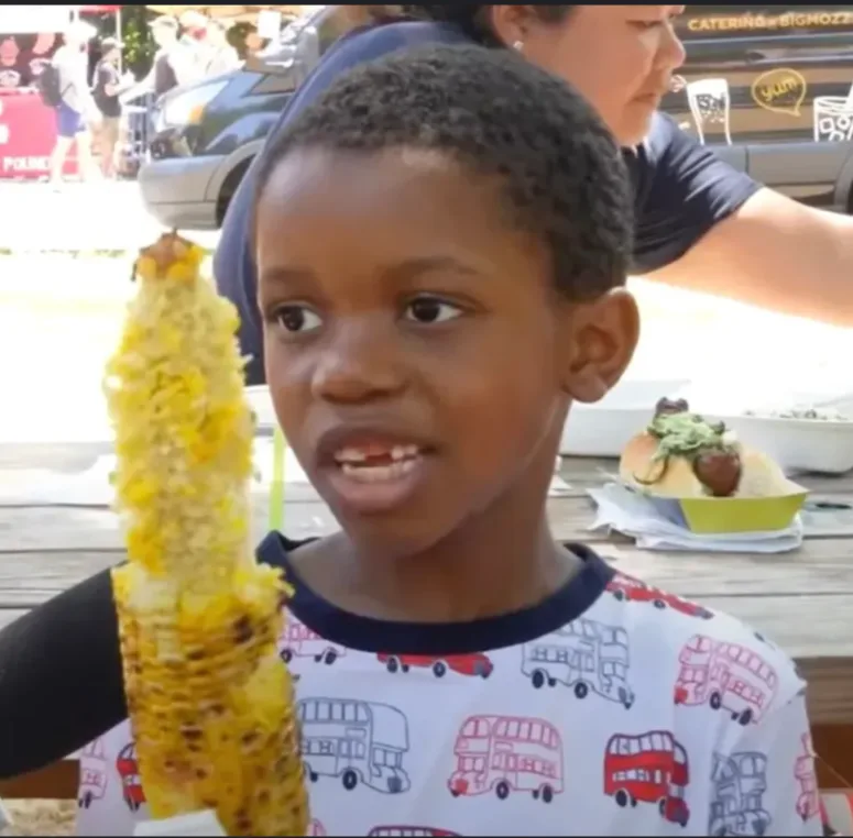 Check out this corn! Now it just needs a few snowballs to complete the look.