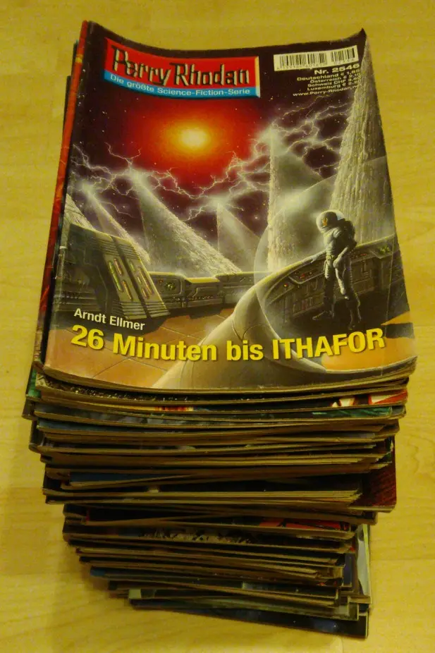 A peek at my cherished Perry Rhodan collection