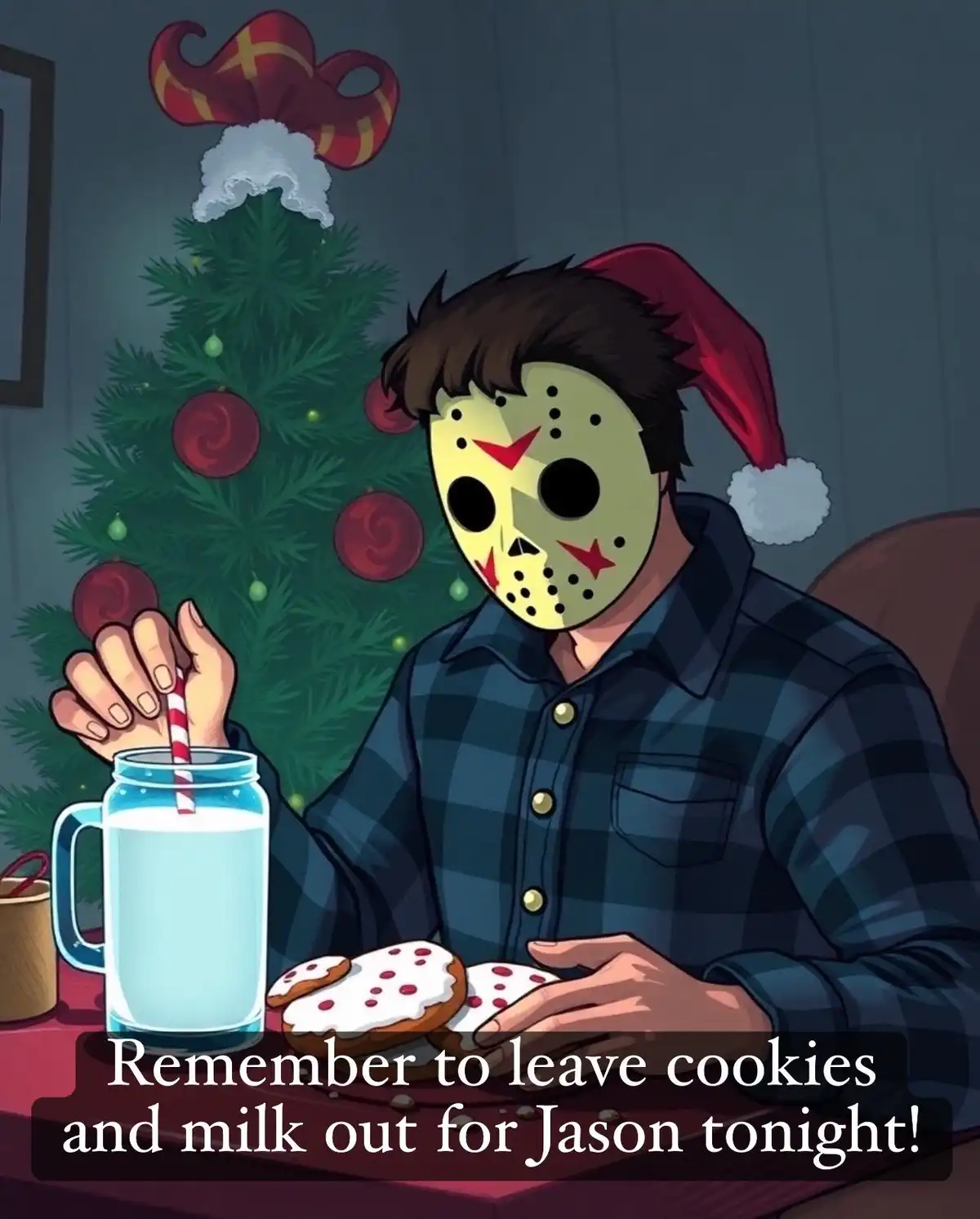 Celebrating the Spooky Vibes of Friday the 13th Eve!