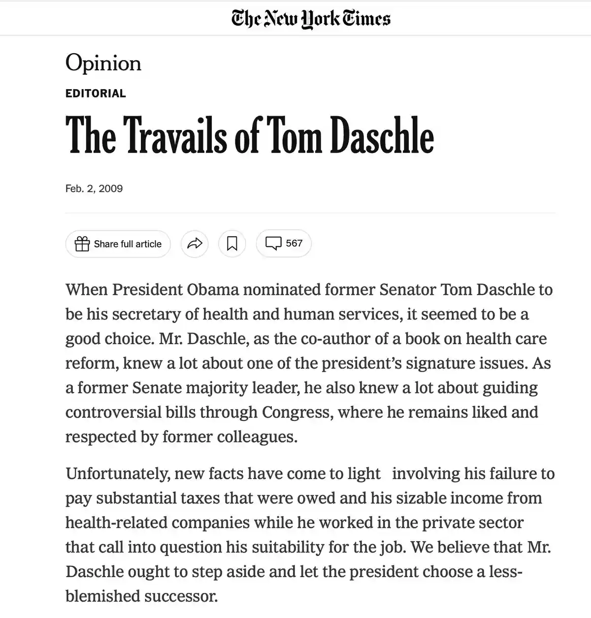 A stark contrast: How the NY Times covered Obama nominees in 2008 versus its treatment of Trump today reveals a broken legacy media.