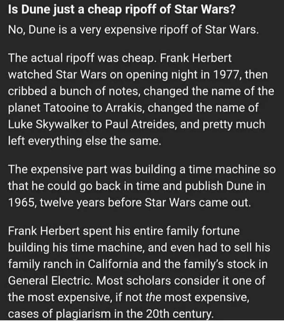 The Most Outrageous Plagiarism Case in the Entire Universe