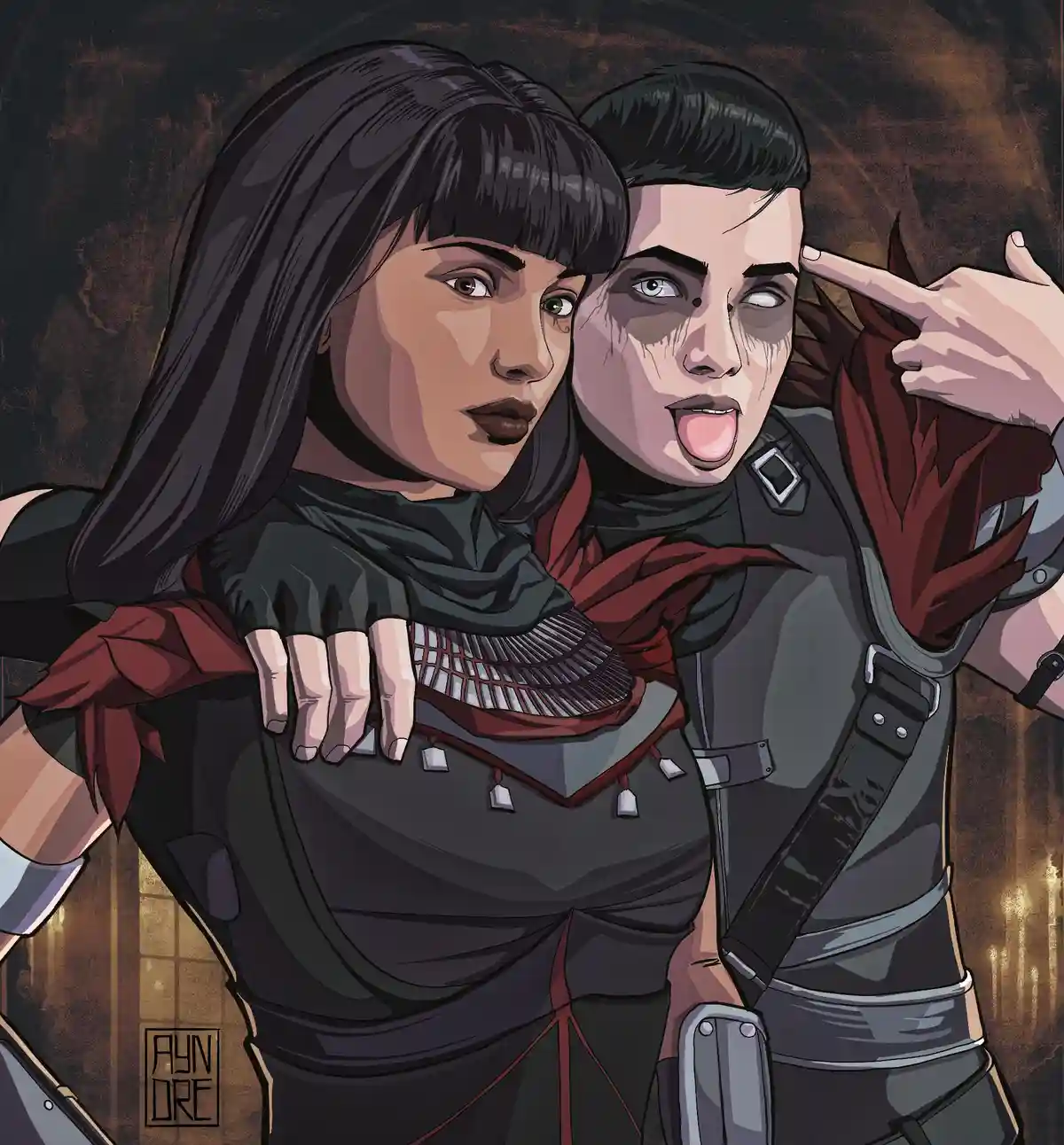 Epic Character Art: The Dynamic Duo in Conan Exiles