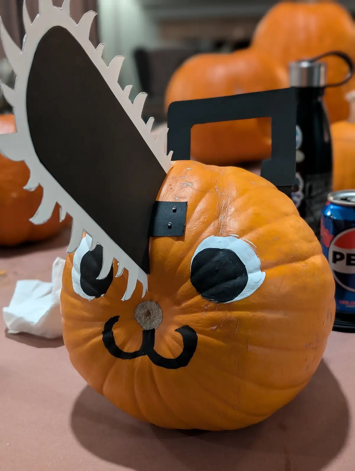Check Out My Pochita Pumpkin!