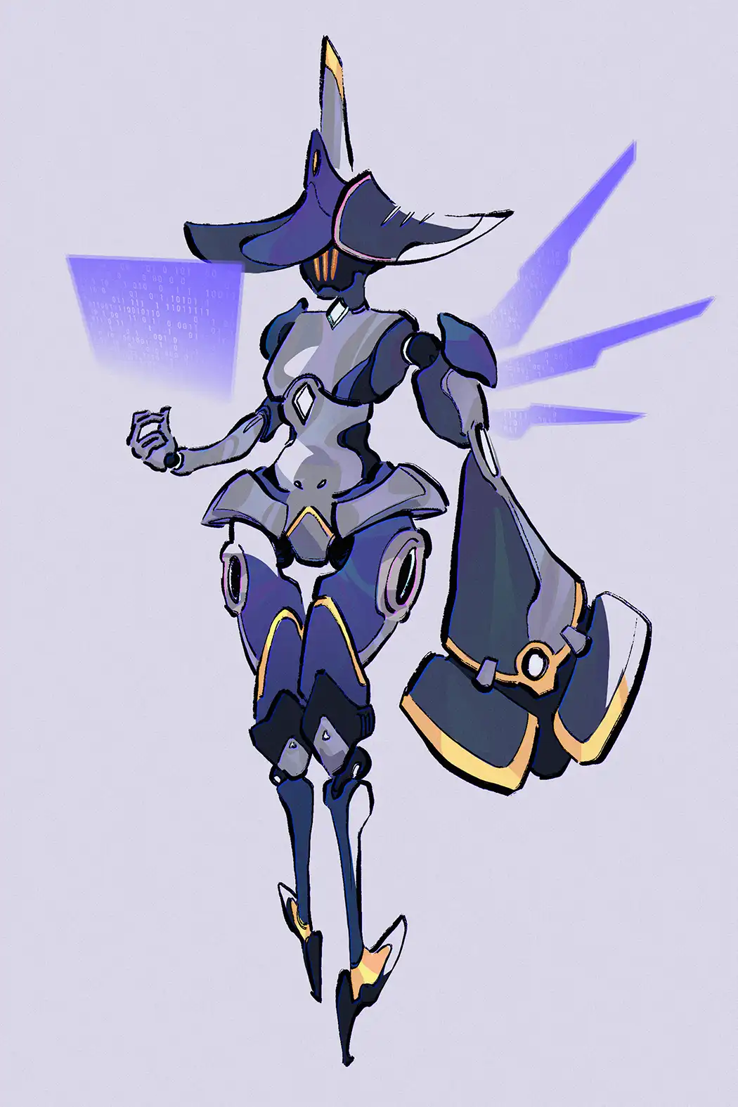 Inktober Day 19: The Enchanting Technology Witch