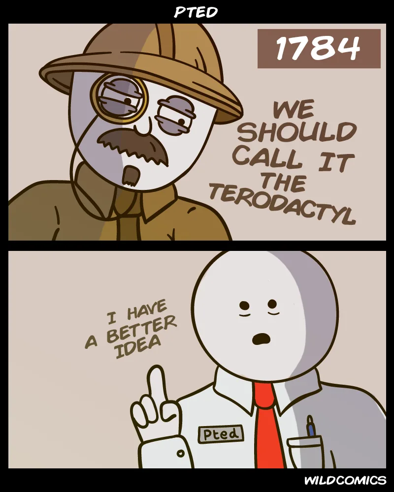 The top panel shows a cartoon explorer with a pith helmet and monocle, labeled '1784', suggesting a historical context. He…