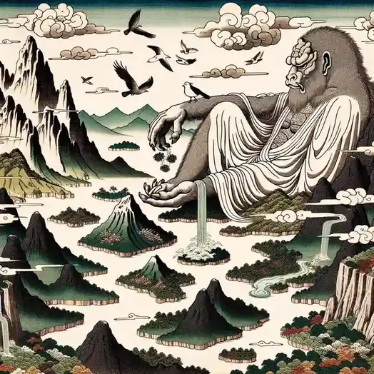Exploring World Mythology: Meet the Daidarabotchi from Japanese Folklore!