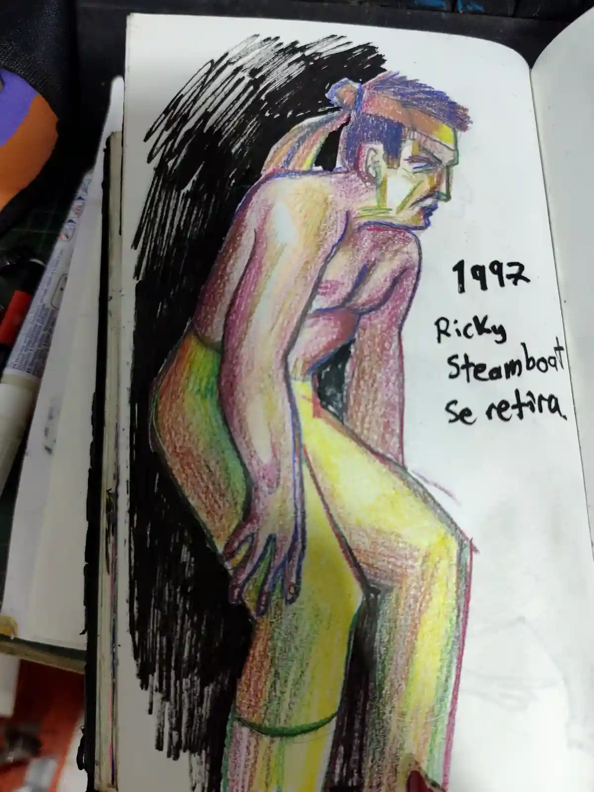 Creative sketches from my alternate universe AEW storyline.