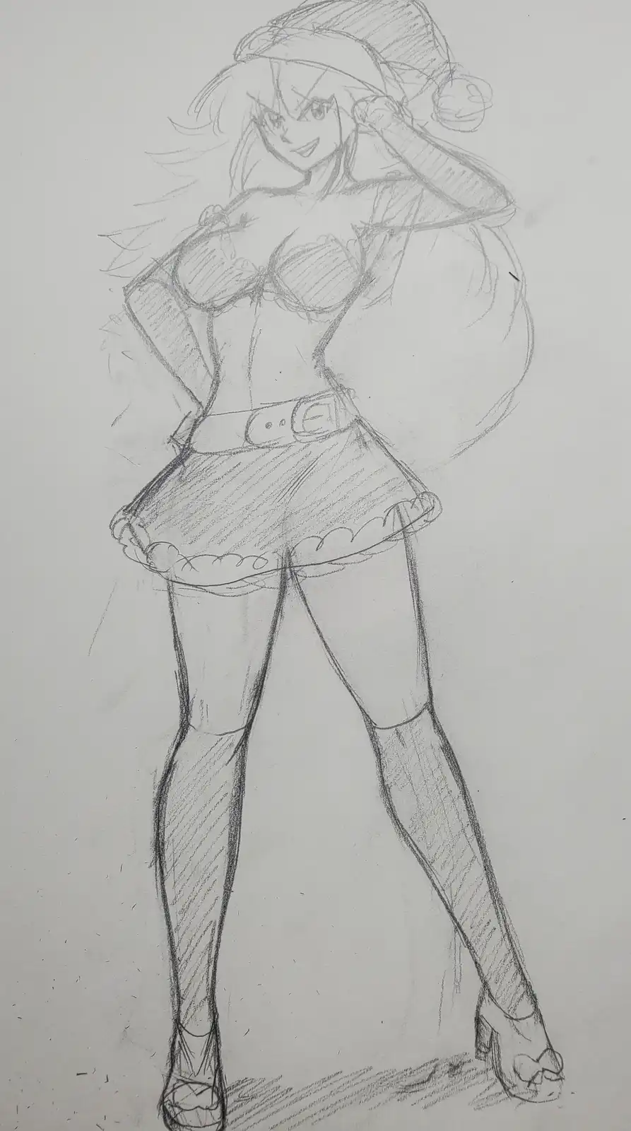 Embracing the Holiday Spirit: Original Character Sketch
