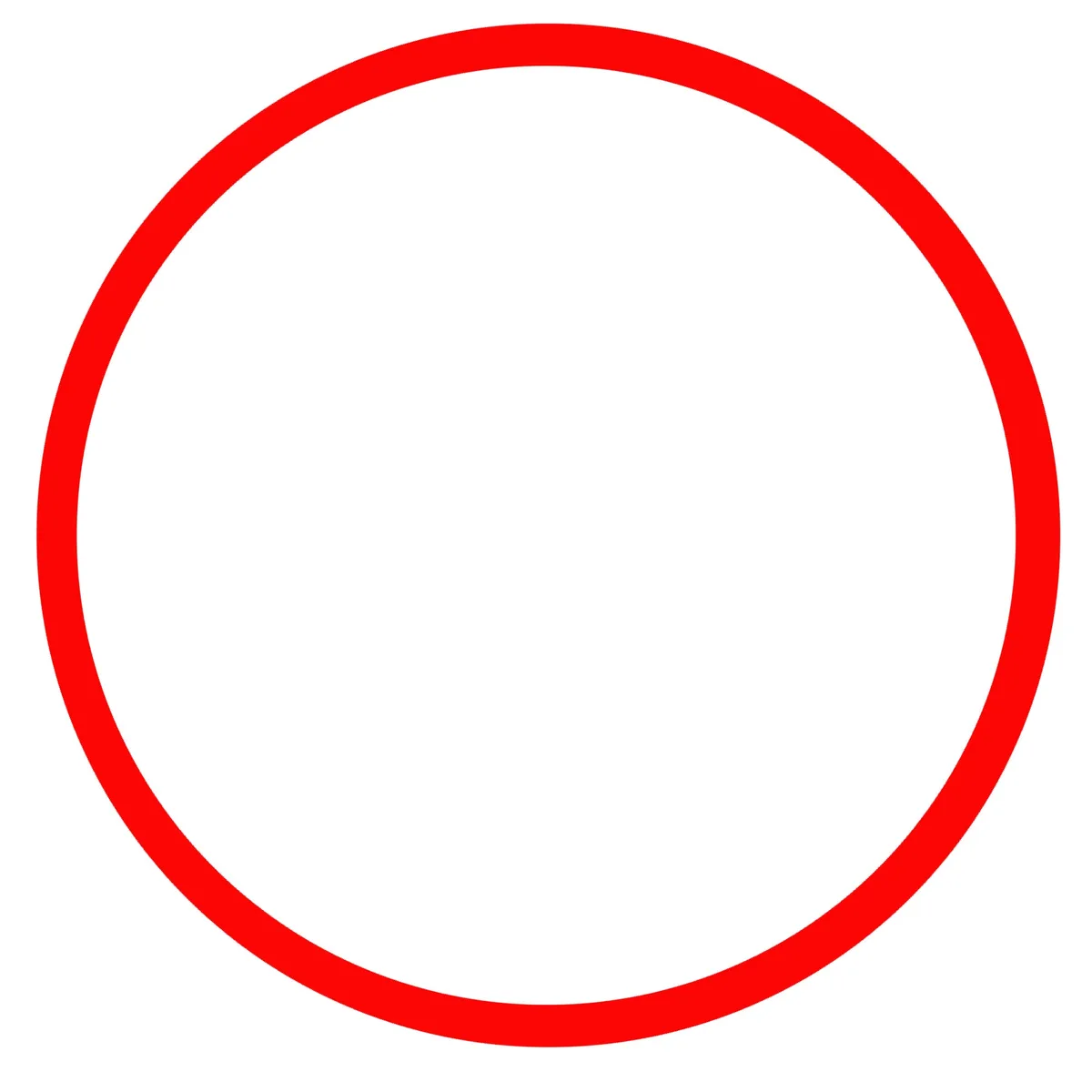 Why do people always overlook the obvious red circle?