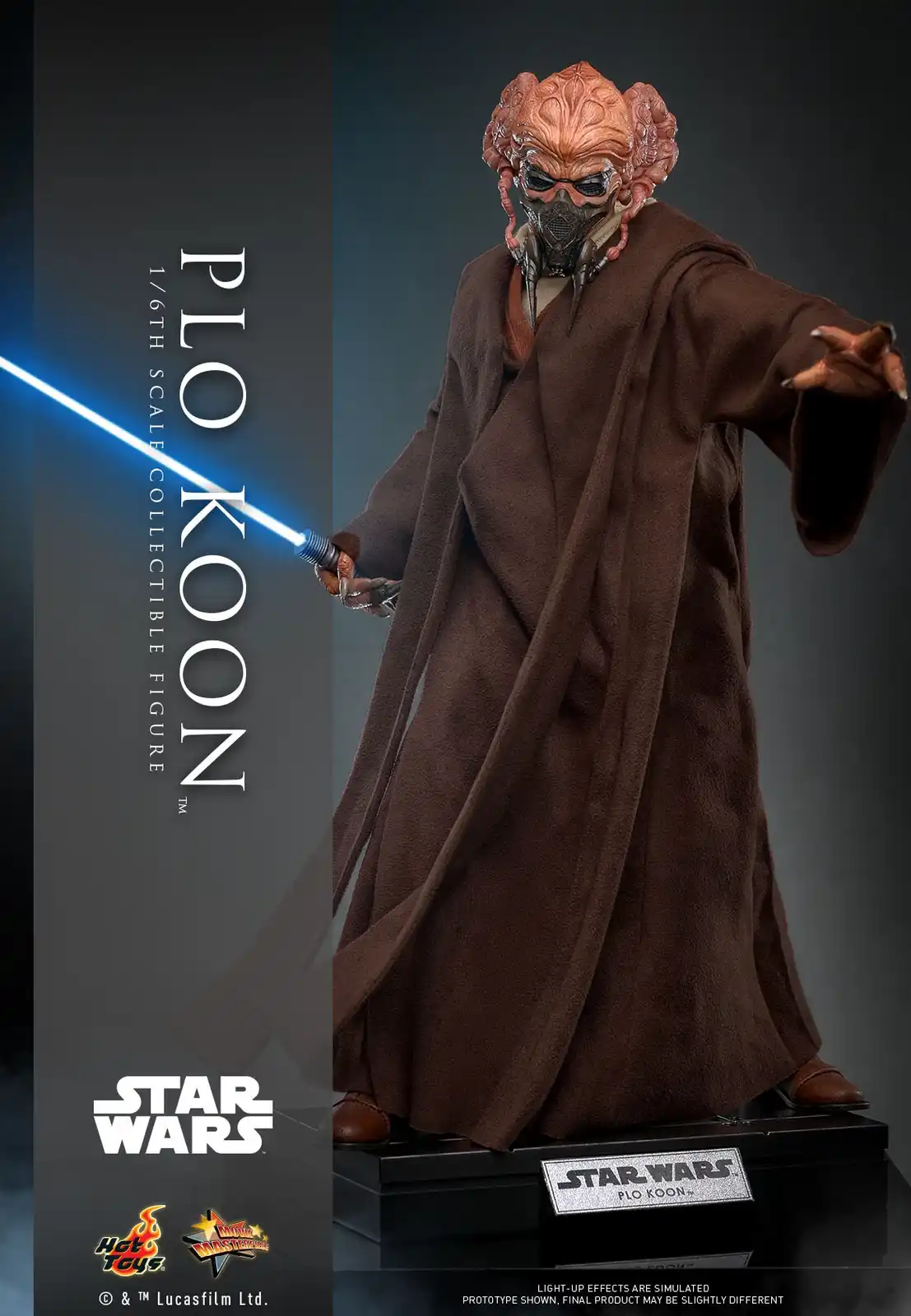 Hot Toys reveals an incredible 1/6 scale figure of Jedi Master Plo Koon