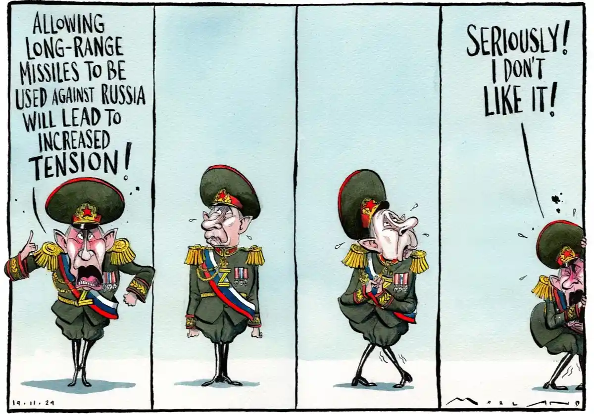 Putin in Caricature Form