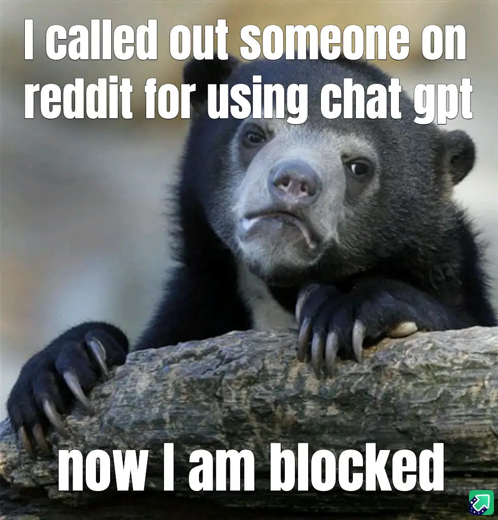 A close-up of a sad-looking sun bear resting its paws on a log, with white text overlaid at the top reading 'I called out…