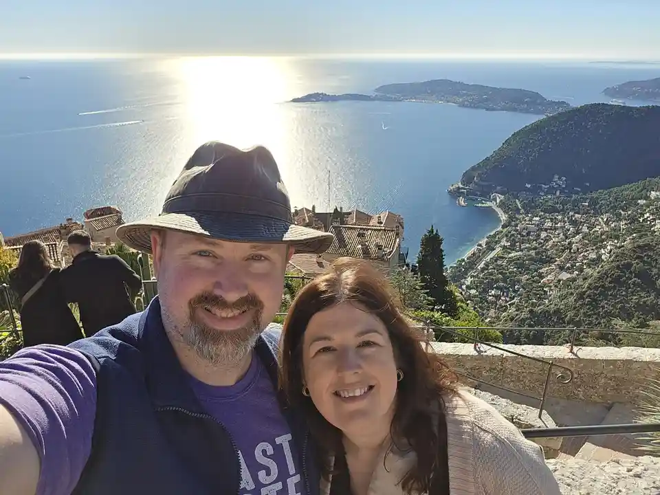 It's that time of year again for our Christmas selfies! Here's a nod to Eze in France.