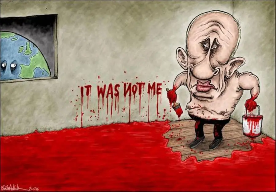 Putin's Caricature: A Humorous Take