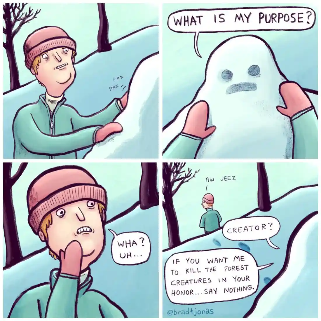 The Heavy Burden of Bringing Snowmen to Life